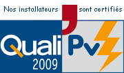 Tous nos installateurs sont certifiés Quali-PV 2009